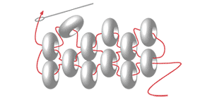 Diagram of beading pattern